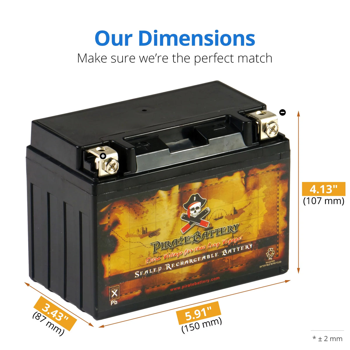 Sealed AGM Motorcycle Battery A83293