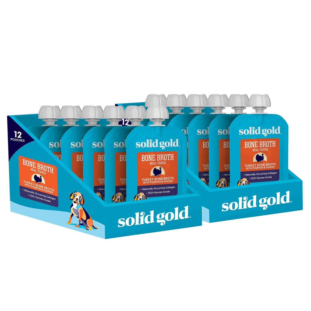 Solid Gold Turkey Bone Broth with Pumpkin & Ginger Dog Food Topper S9414