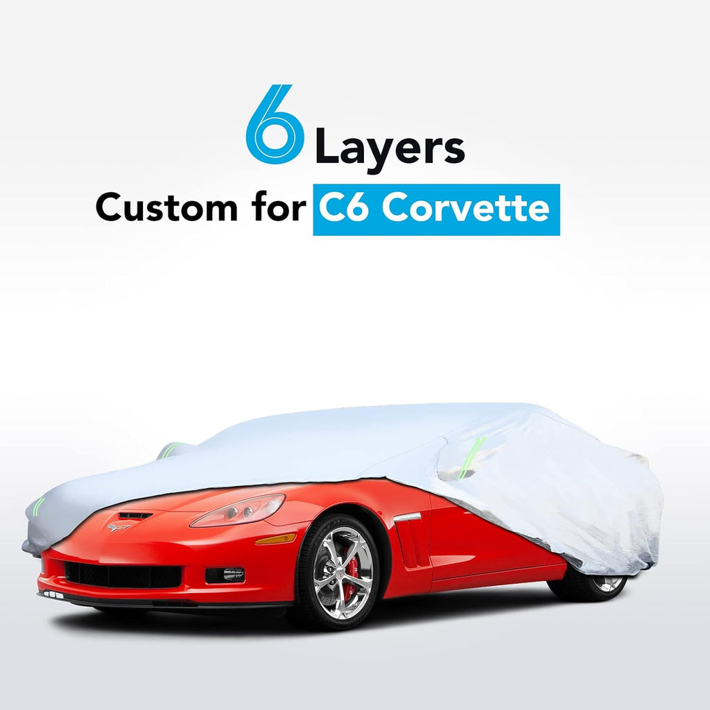 6 Layers All Weather Waterproof Car Cover with Zipper W702