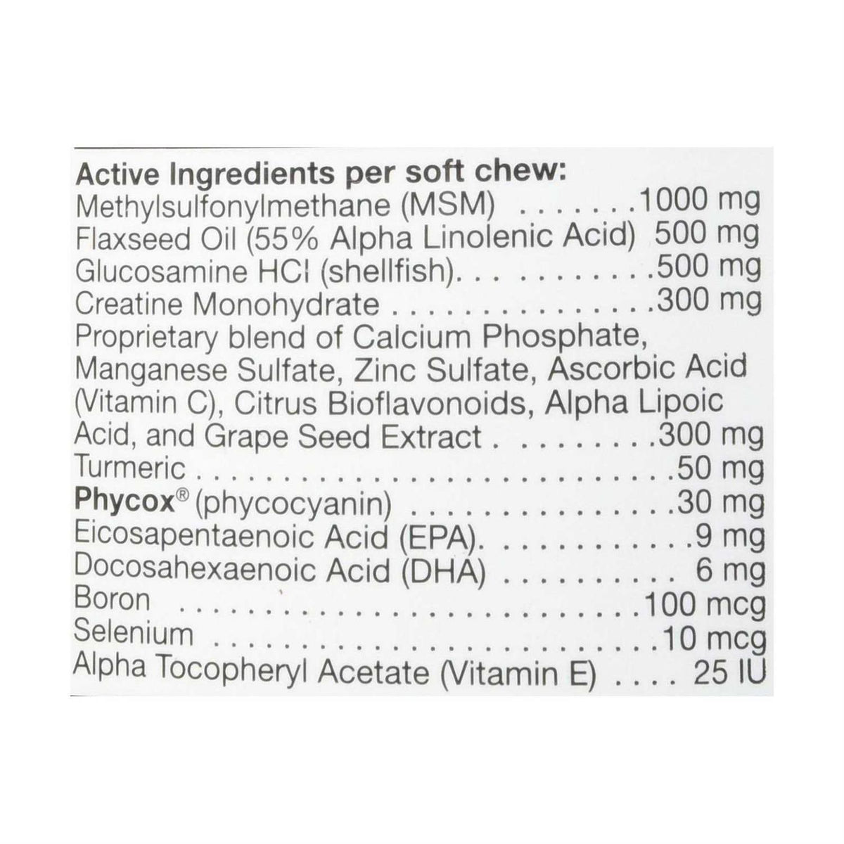 Canine Joint Support Soft Chews Y708