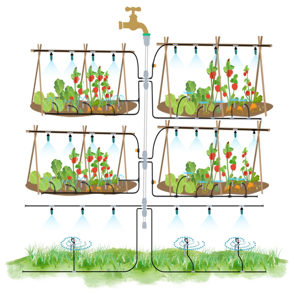 152Pcs Garden Drip Irrigation Kit T520211