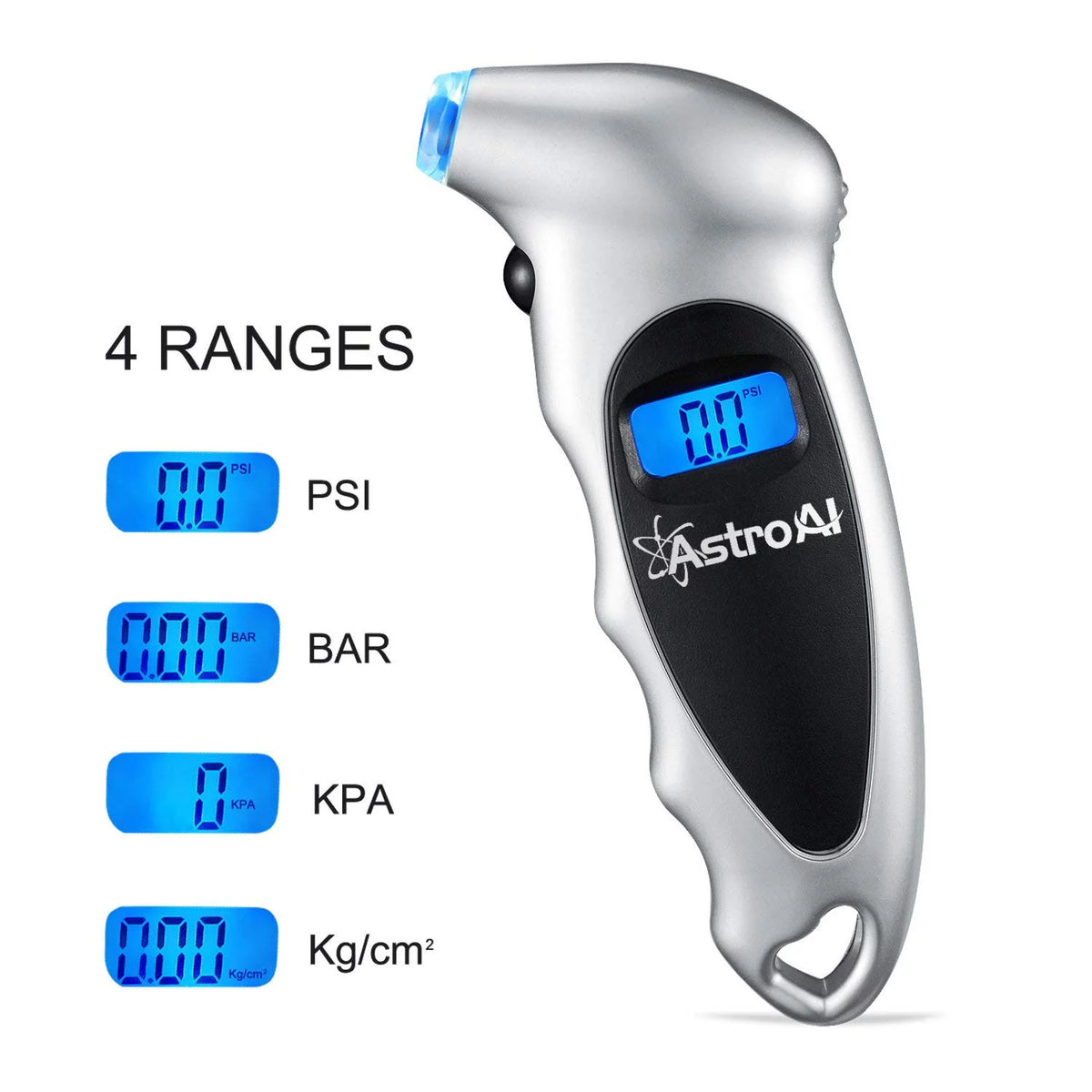 3 Pack Digital Tire Pressure Gauge 150 Psi 4 Settings B386373