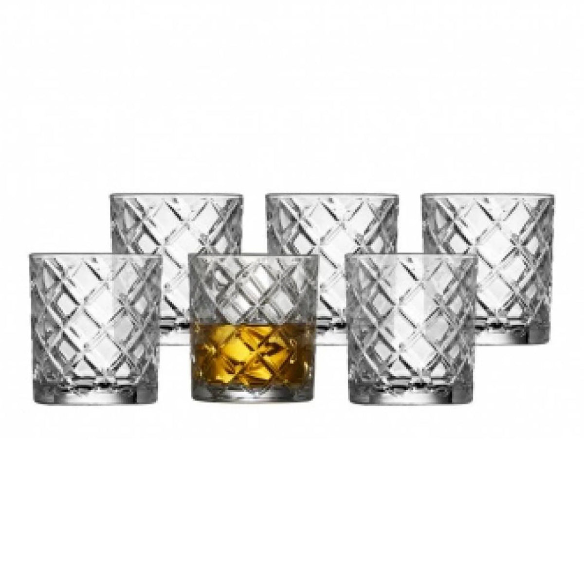 Clear Whisky Glass 6pcs S2207