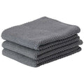 Dish Cloth 3pcs Cool Grey 27x27cm C9014