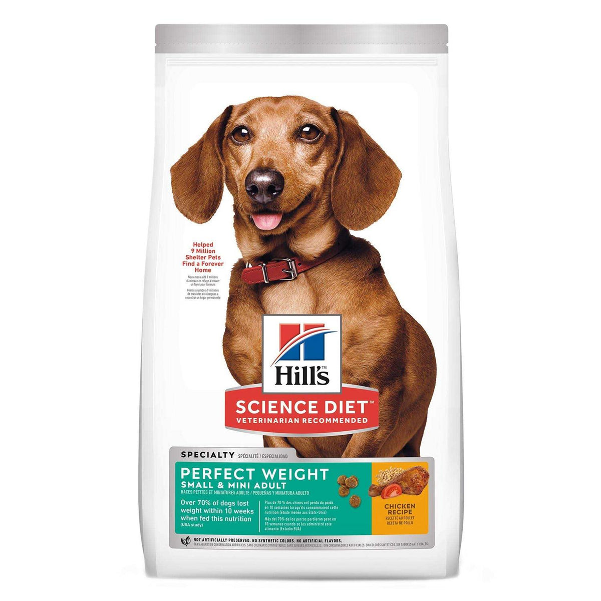 Adult Perfect Weight Small & Mini Chicken Dry Dog Food E443