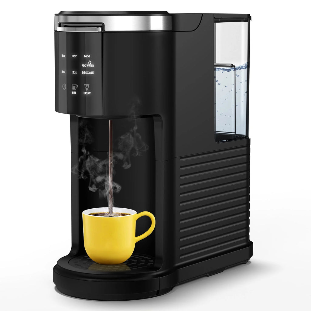 2-in-1 Single Serve Coffee Maker, Black V426