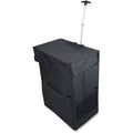 Black Collapsible Rolling Cart R362
