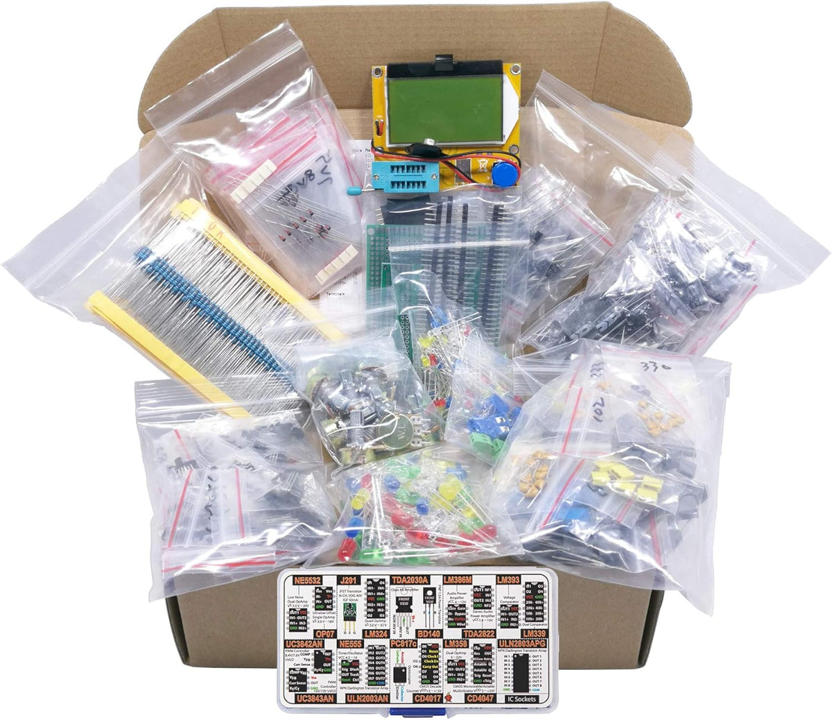 1870 pcs Electronic Component Kit Assortment D14573
