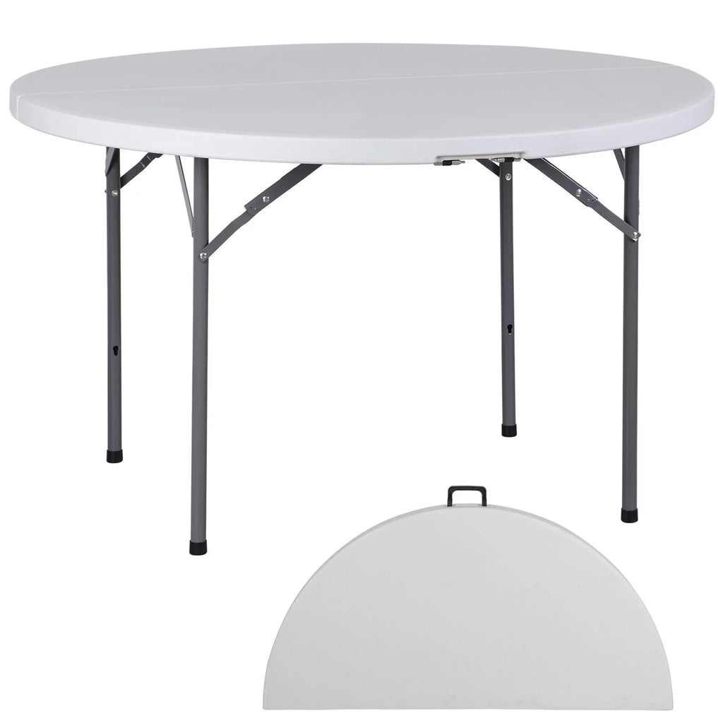 Black Round Foldable Plastic Table I198
