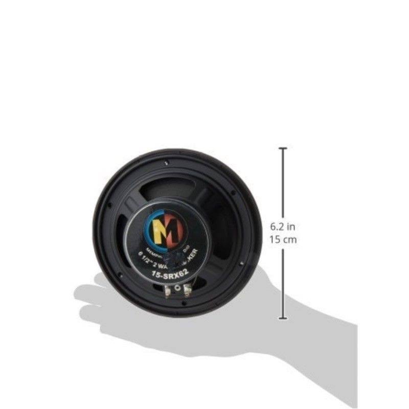 6.5x22 60 Watts RMS Coaxial Car Audio Speakers Z97245
