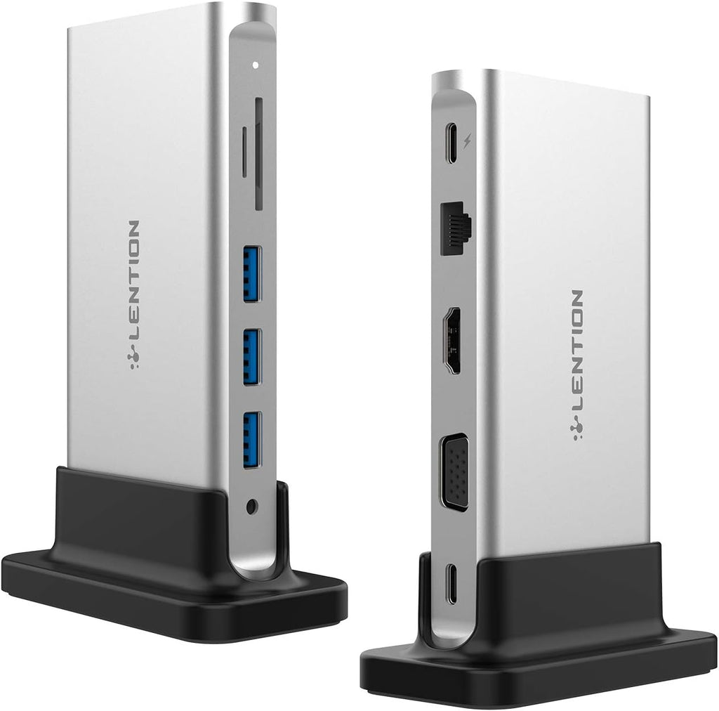 USB C Docking Station with 100W PD, 4K HDMI, Gigabit Ethernet, Card Reader, USB 3.0 V8210