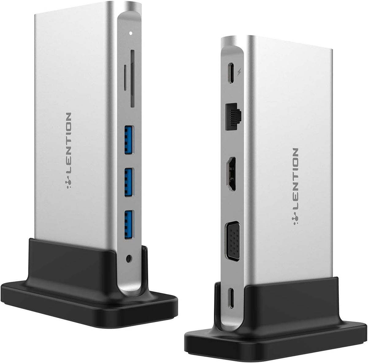 USB C Docking Station with 100W PD, 4K HDMI, Gigabit Ethernet, Card Reader, USB 3.0 V8210