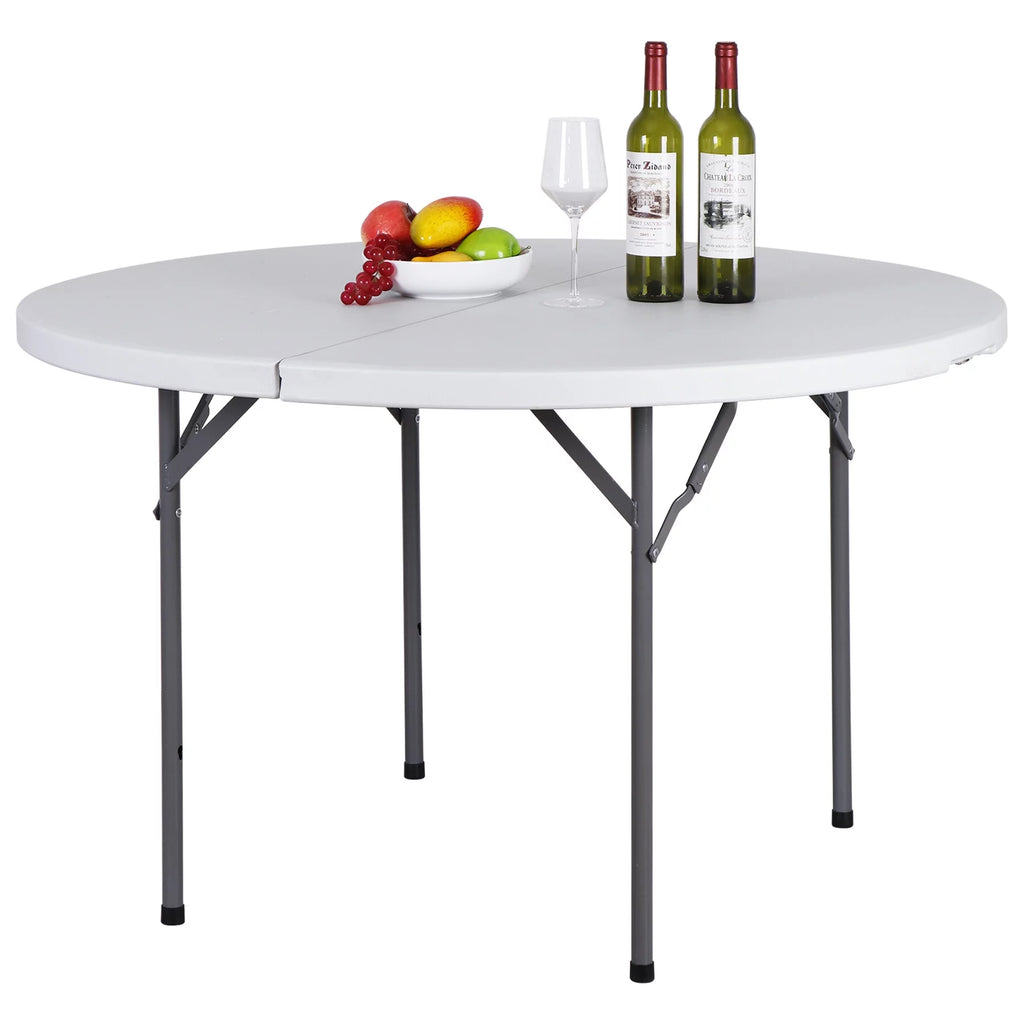 Black Round Foldable Plastic Table I198