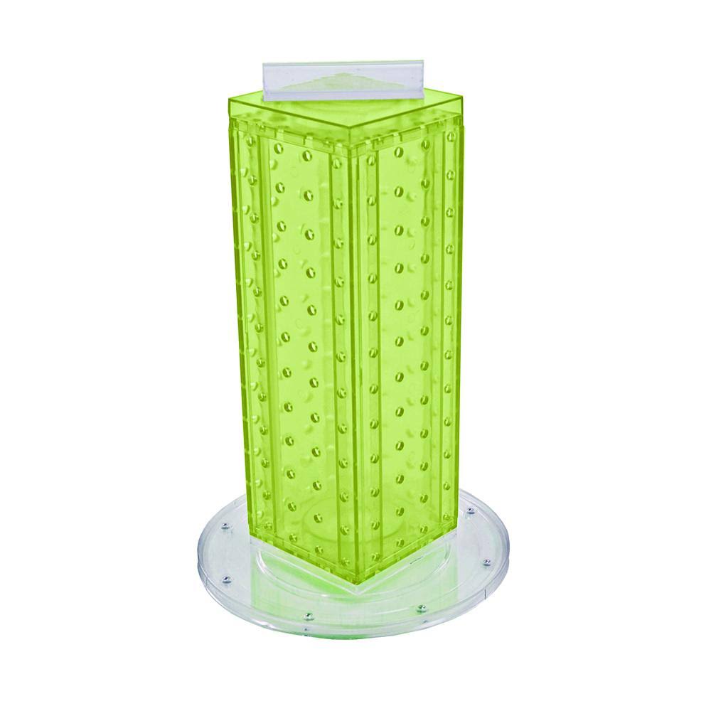 Four-Sided 16 Pocket Revolving Pegboard D534246