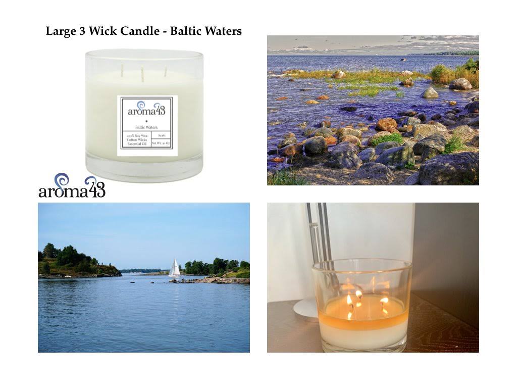 Large 3 Wick Candle J2708