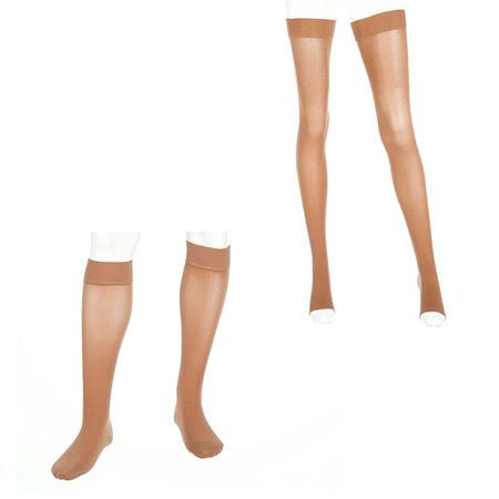 30-40 mmHg Calf Petite Beige Compression Stockings R385271