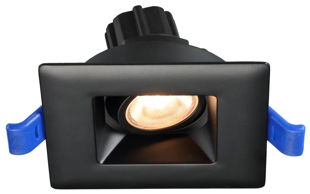 2 inch Square Regressed Gimbal 5.5W LED 4000K Black S62703