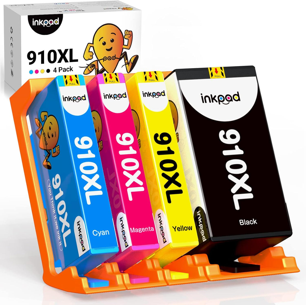 Remanufactured Ink Cartridge Replacement 4 Pack R118448