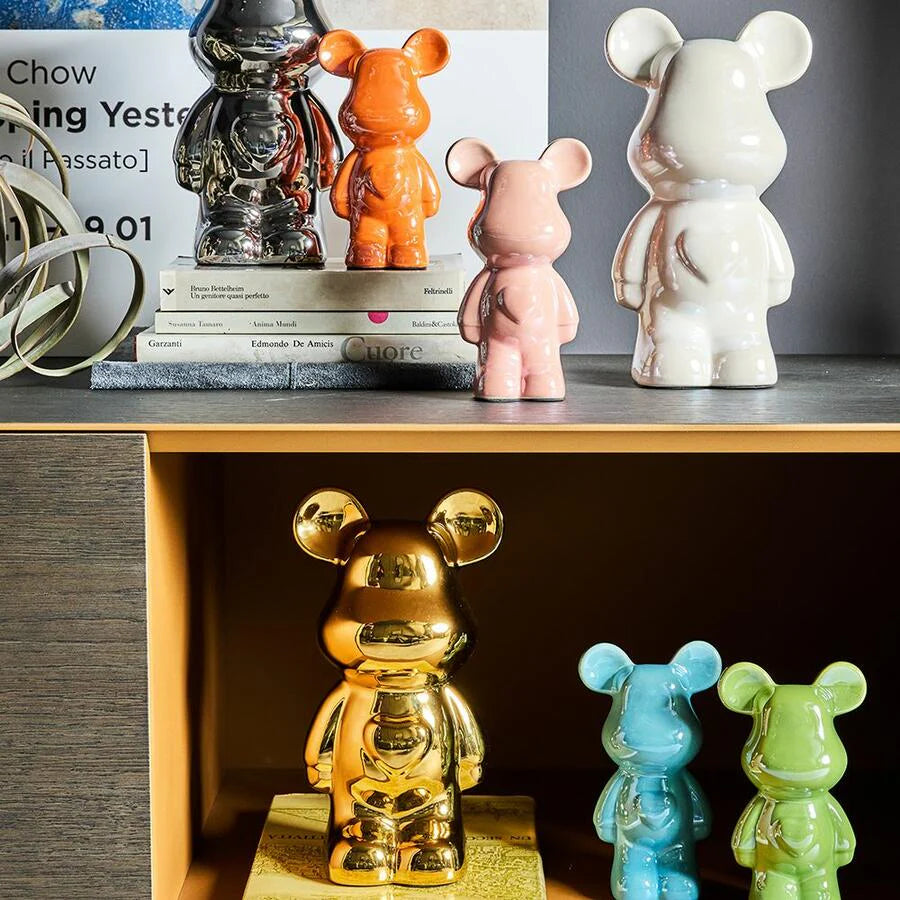 Silver Bear Decor 27 h J1037