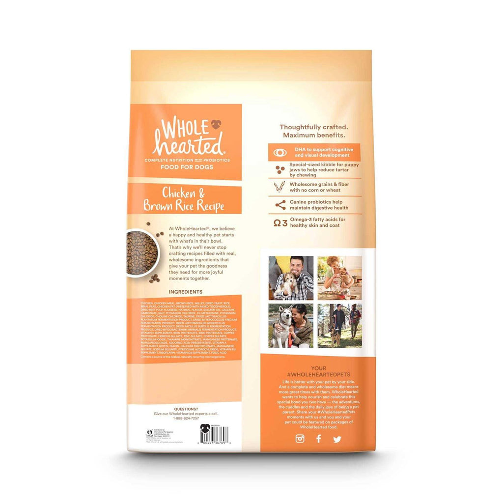 Chicken and Brown Rice Recipe Dry Puppy Food B738282