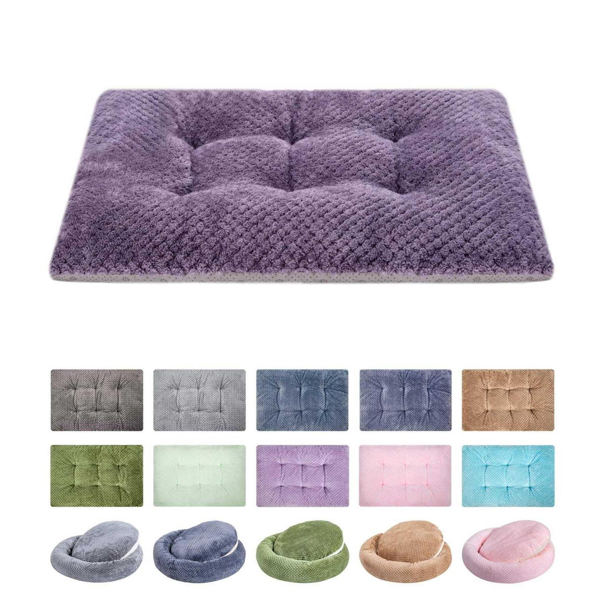 Fuzzy Plush Pet Beds P22621