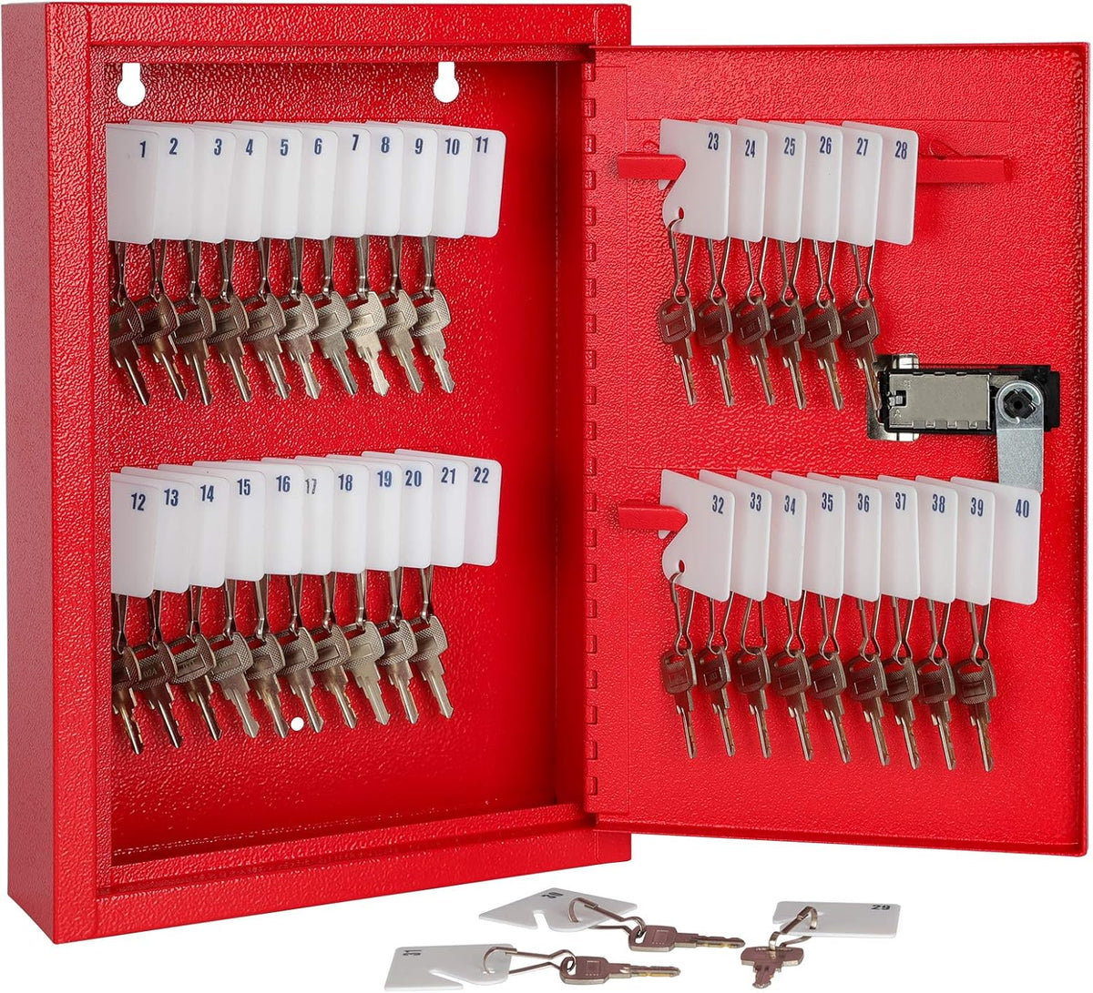 100 Keys Black Wall Mount Key Cabinet Organizer M30508
