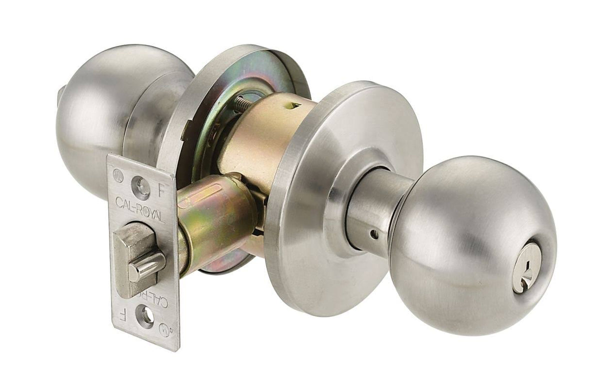 Satin Stainless Steel Knobset Keyed Entry N551