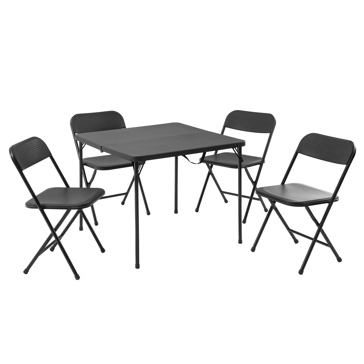 5 Piece Resin Folding Table and Chairs Set Y11233