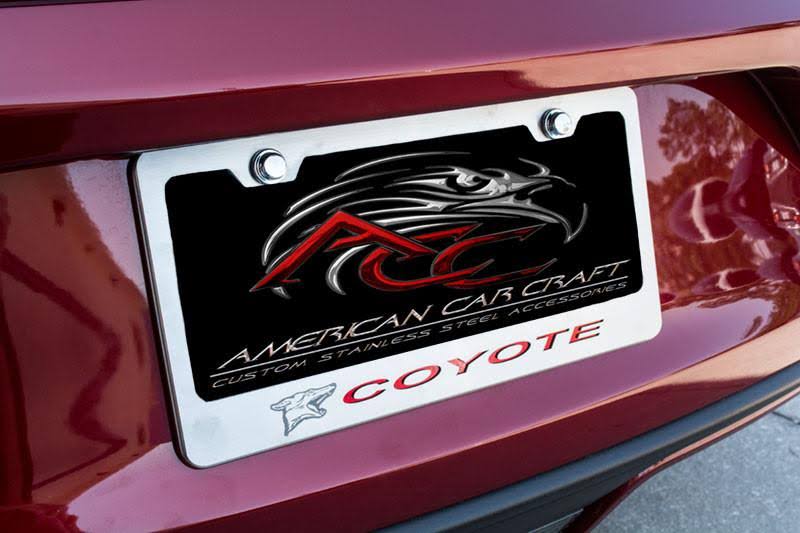 Custom License Plate Frame H876