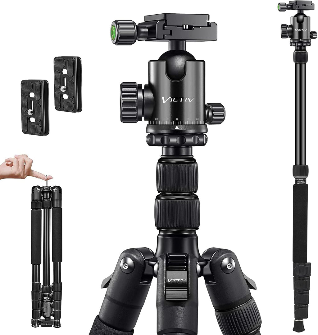 Compact Aluminum Camera Tripod with 360 Degree Ball Head P5635