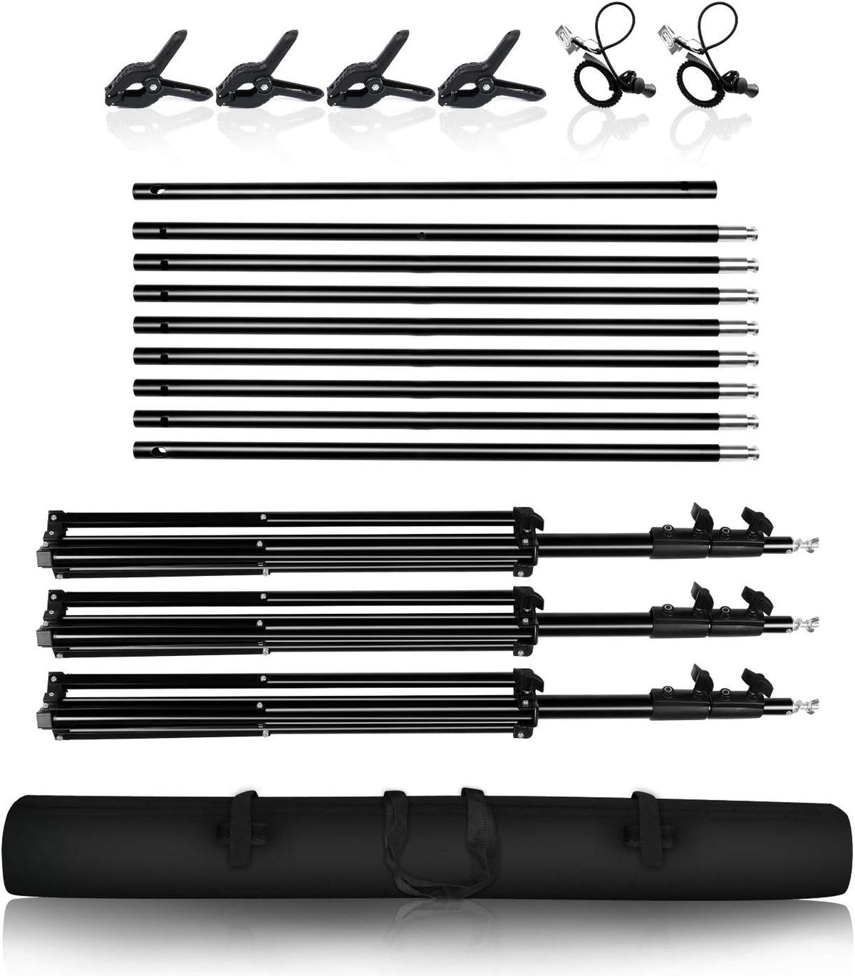 Heavy Duty Background Support Kit with Carrying Case E574785