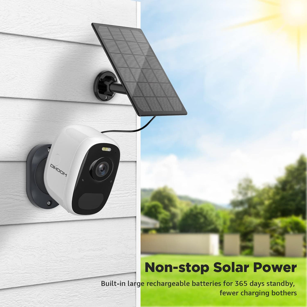 2K Solar Security Camera Wireless Outdoor Battery Powered K5481