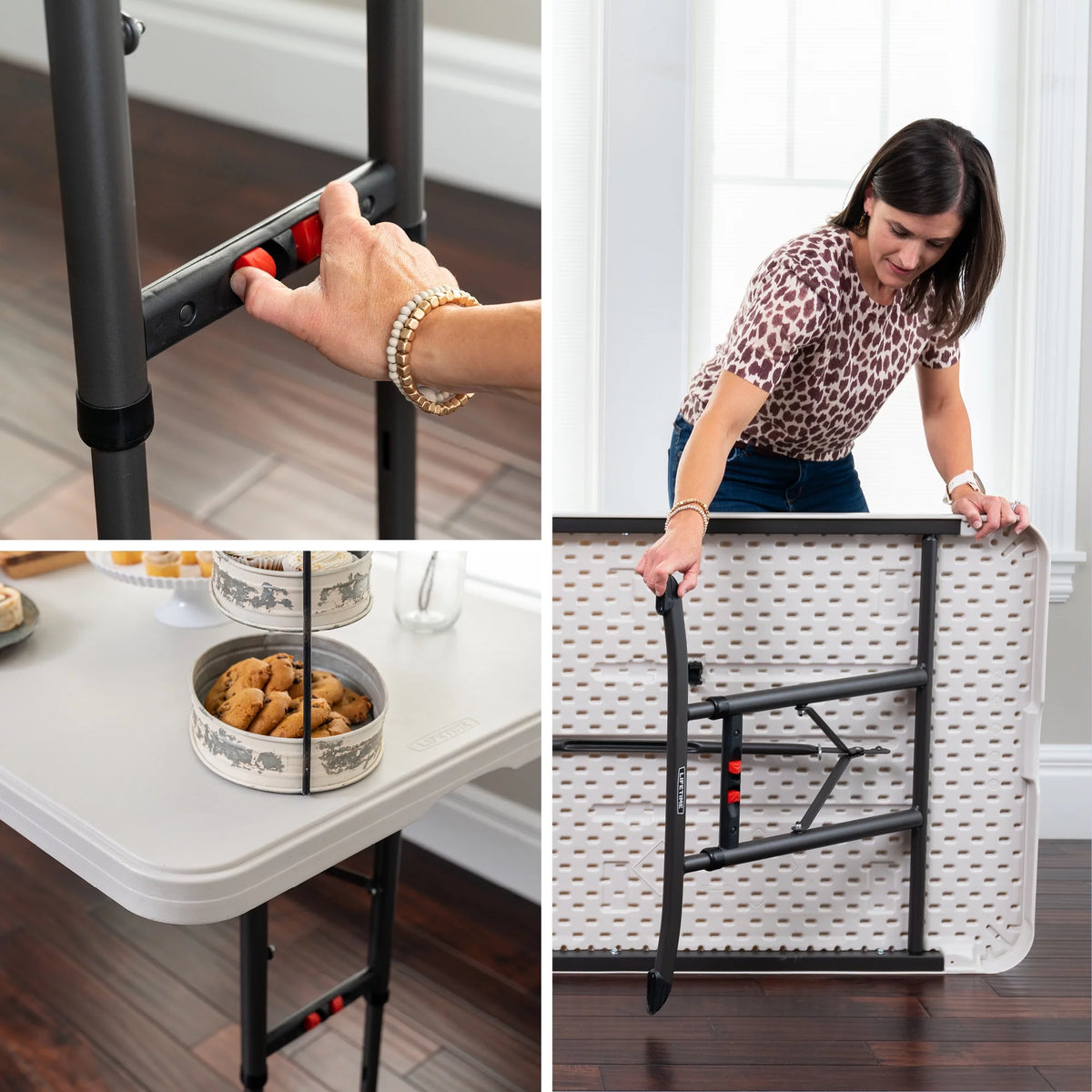 6 Foot Adjustable Height Nesting Table J26894