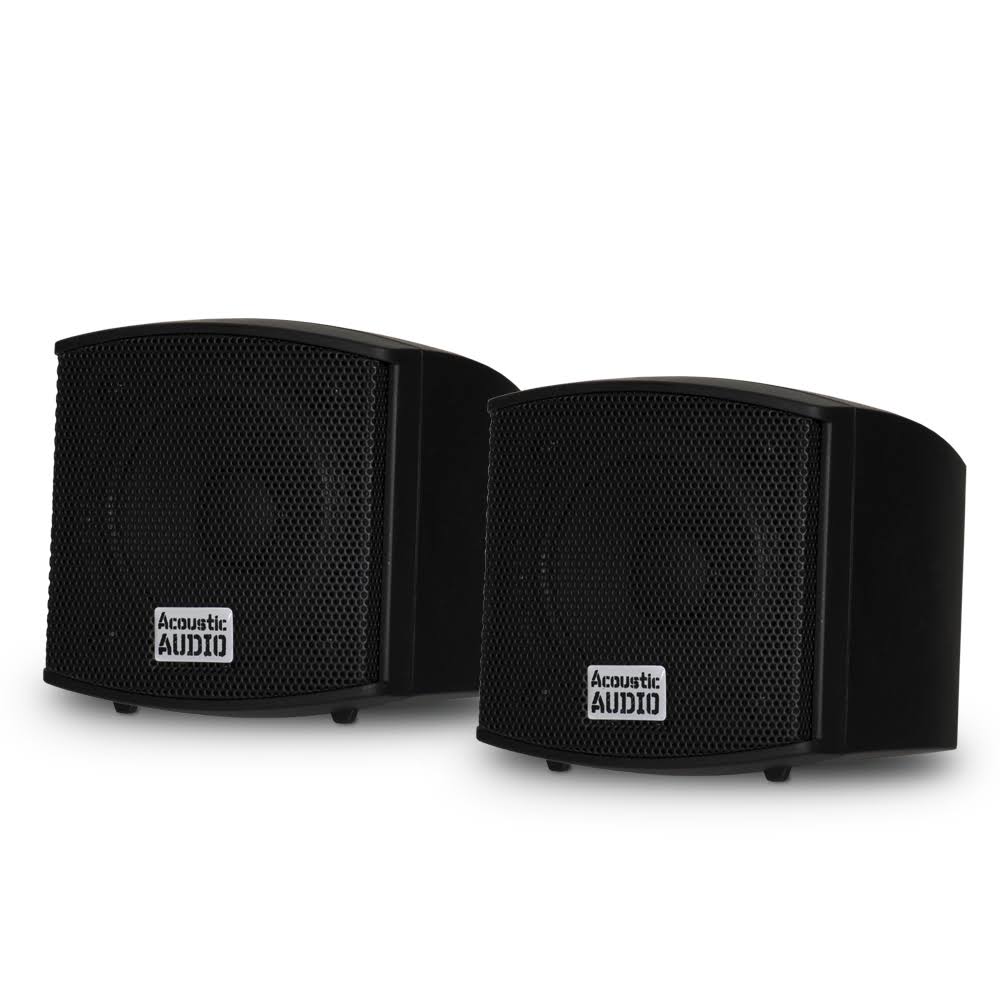 Black Mountable Surround Speakers, Set of 2 Y841