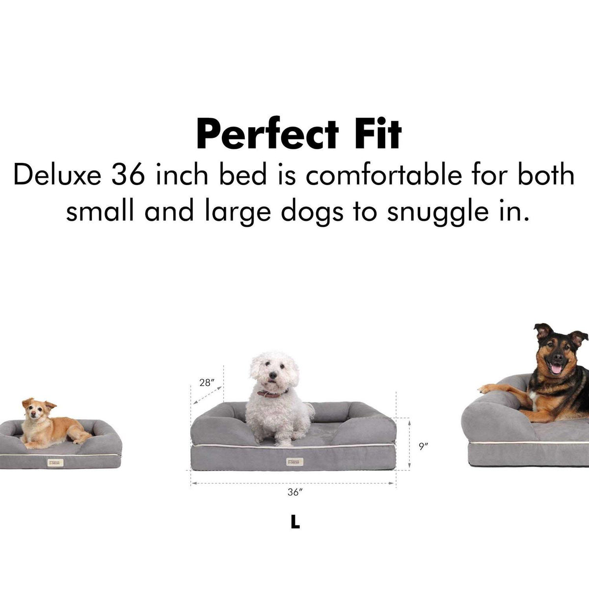 Memory-Foam Orthopedic Dog Bed N2463