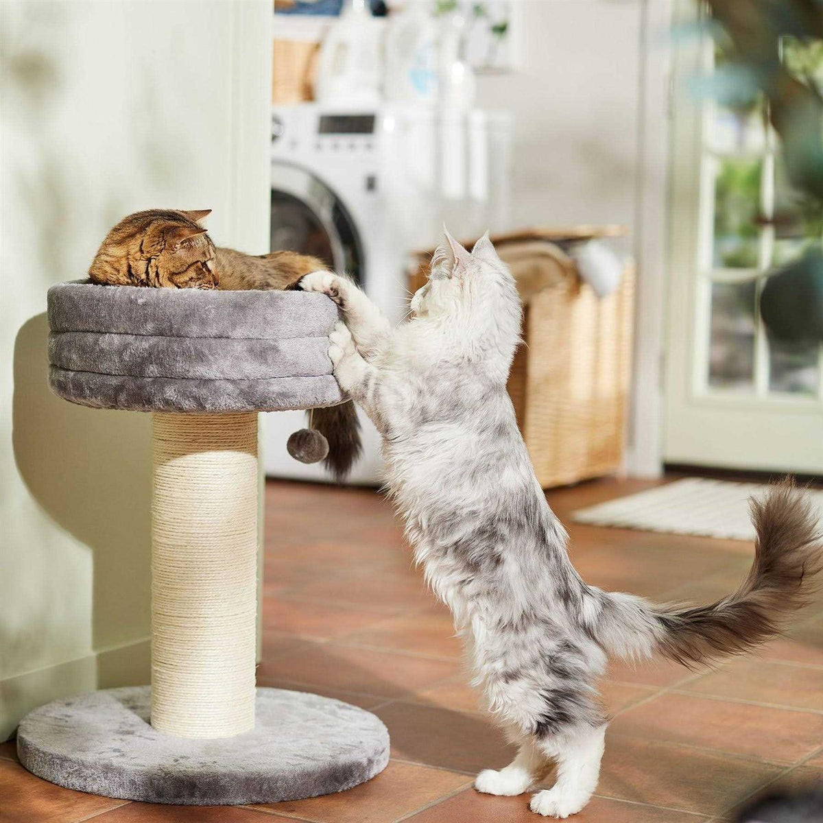 24.8-in Heavy Duty Faux Fur Cat Tree E532