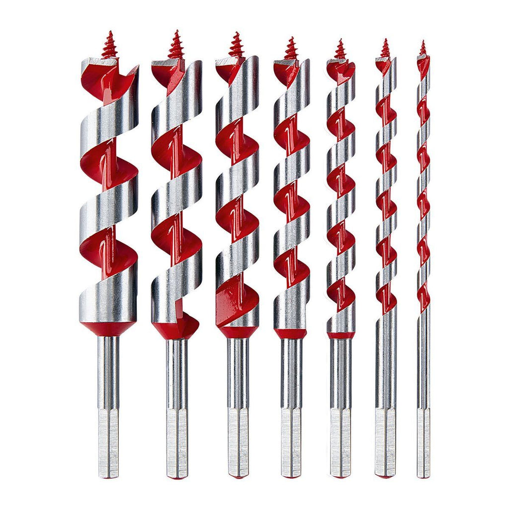 Wood Auger Drill Bit Set, 7-Piece L130679