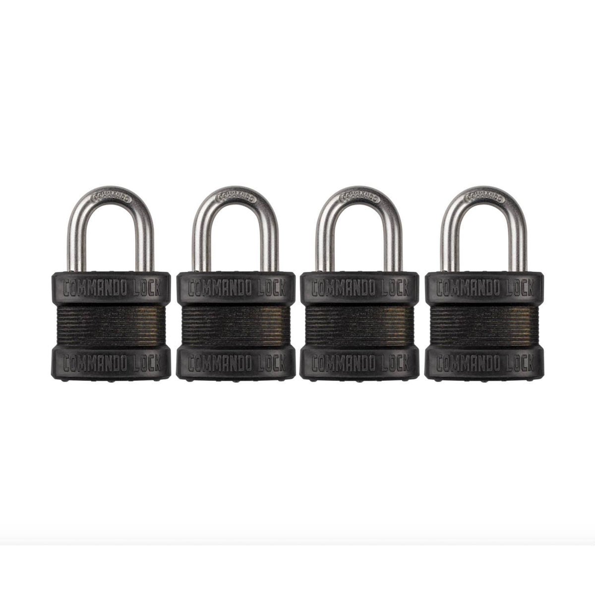 Blackout High Security Keyed Padlock 4-Pack G72501