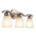 3-Light Nickel Vanity Light S613107