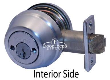 Satin Chrome Double Cylinder Deadbolt Z141