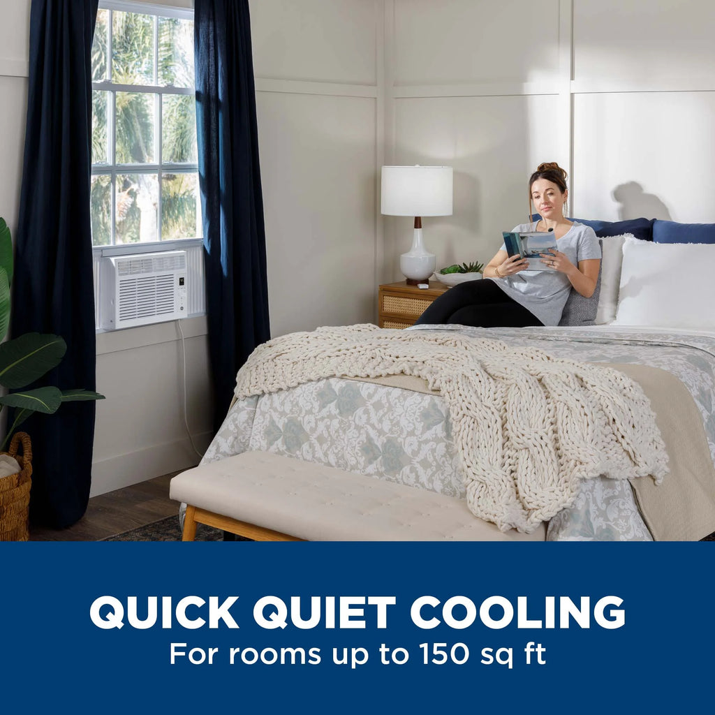 5,000 BTU Window Air Conditioner, Black, 115V L1223