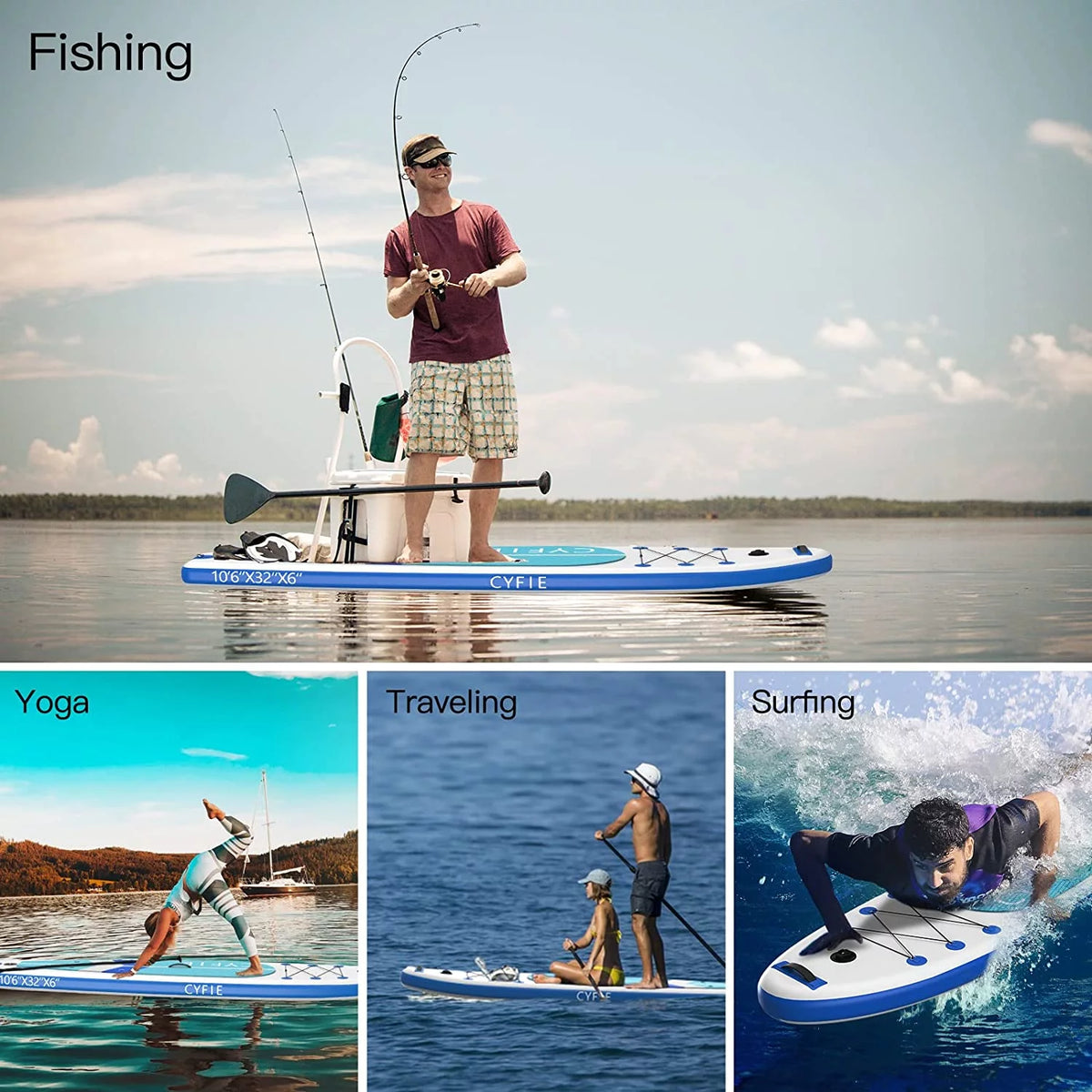 10.6 ft Inflatable Paddle Board L169