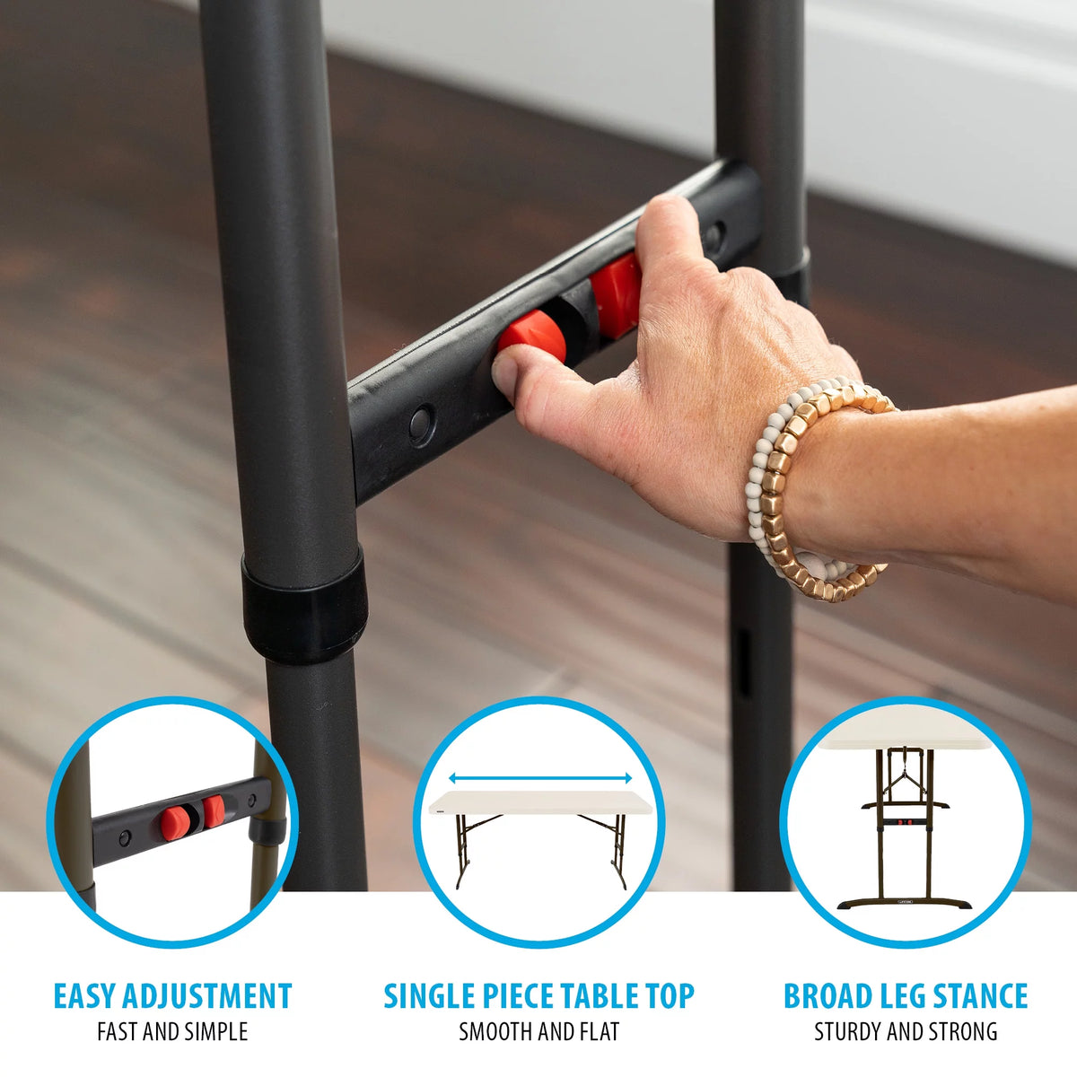 6 Foot Adjustable Height Nesting Table J26894