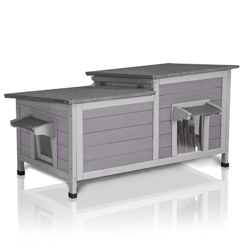 Insulated Weatherproof Outdoor Cat House G461489