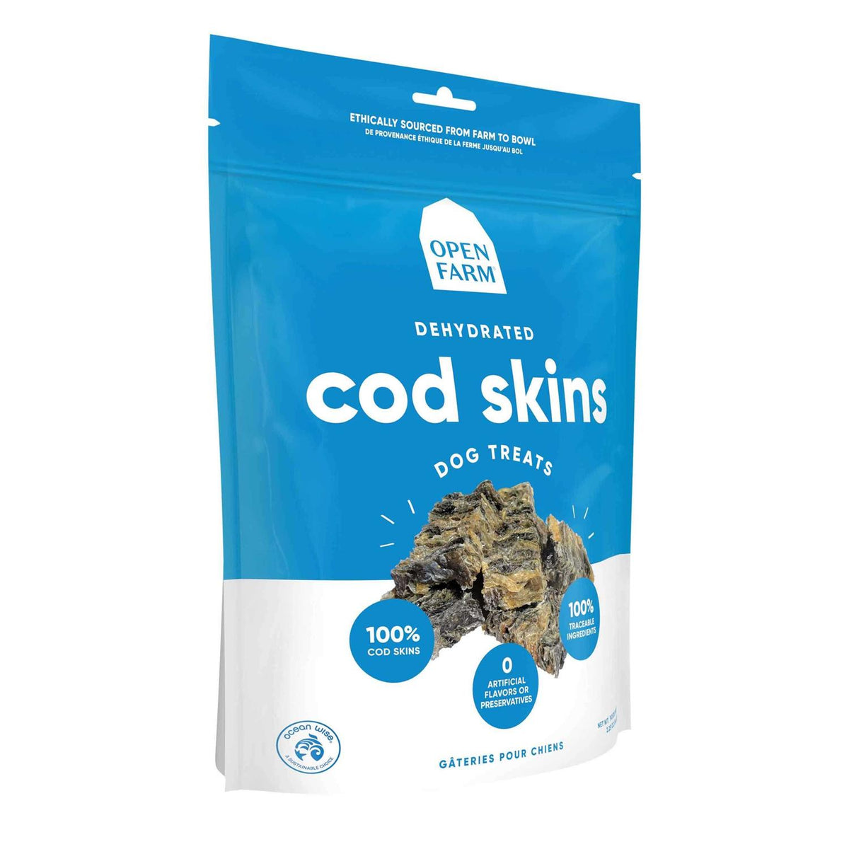Cod Skins Dehydrated Dog Treats G458