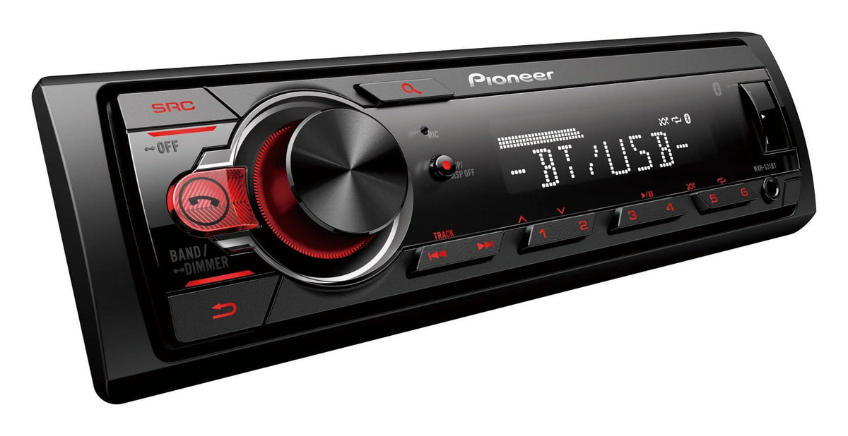 Single Din Bluetooth Car Stereo Digital Media Receiver I285