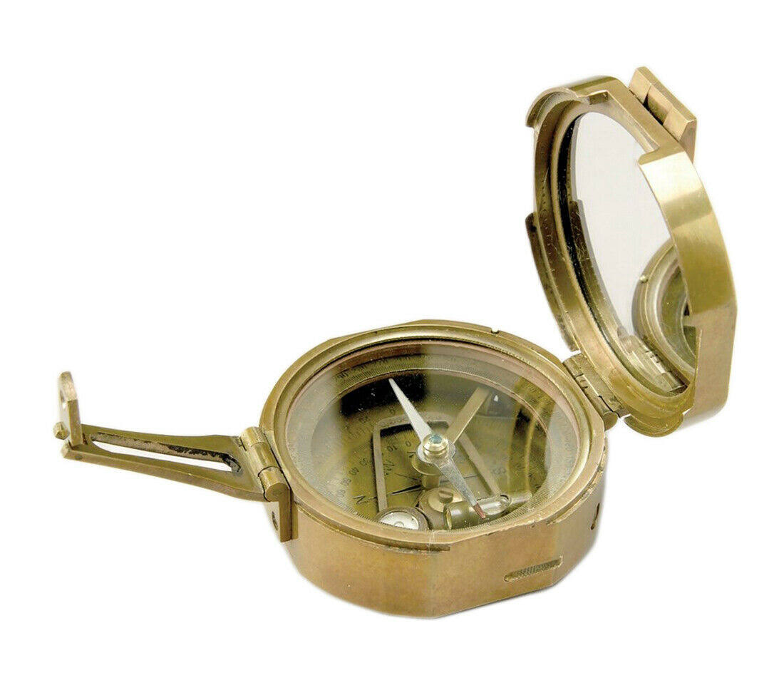 3 inch Handheld Brass Nautical Compass D3886