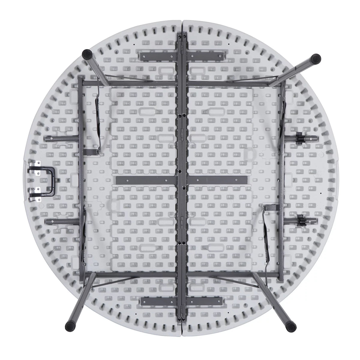 Black Round Foldable Plastic Table I198