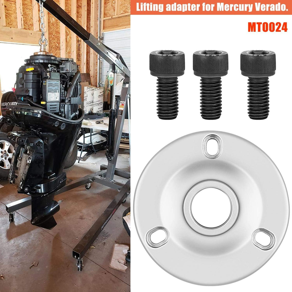 Stainless Steel Lifting Adapter with Bolts B923