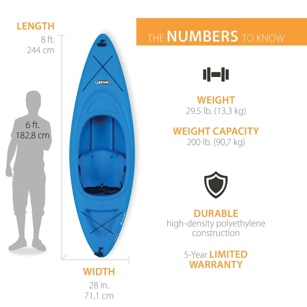 Green 8 ft. Sit-Inside Kayak N8557